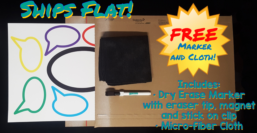 Everase Re-Stic Dry Erase Sticky Notes - Reusable