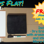 Everase Re-Stic Dry Erase Self-Adhesive Peel & Stick Surface,  (12 x 18 in.) Free Marker & Cloth, Premium Quality Removable Whiteboard  Surface