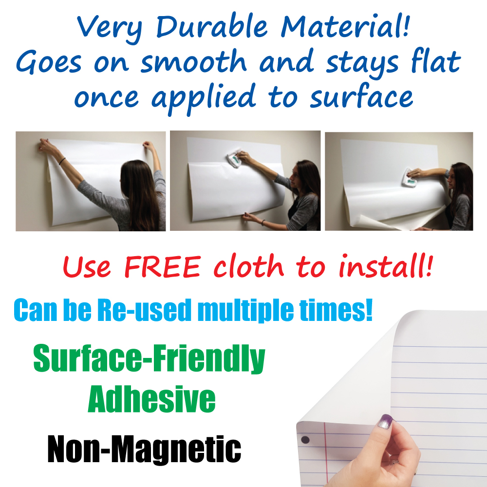 9 x 12 Magnetic Dry Erase Sheets with Dry Erase Markers